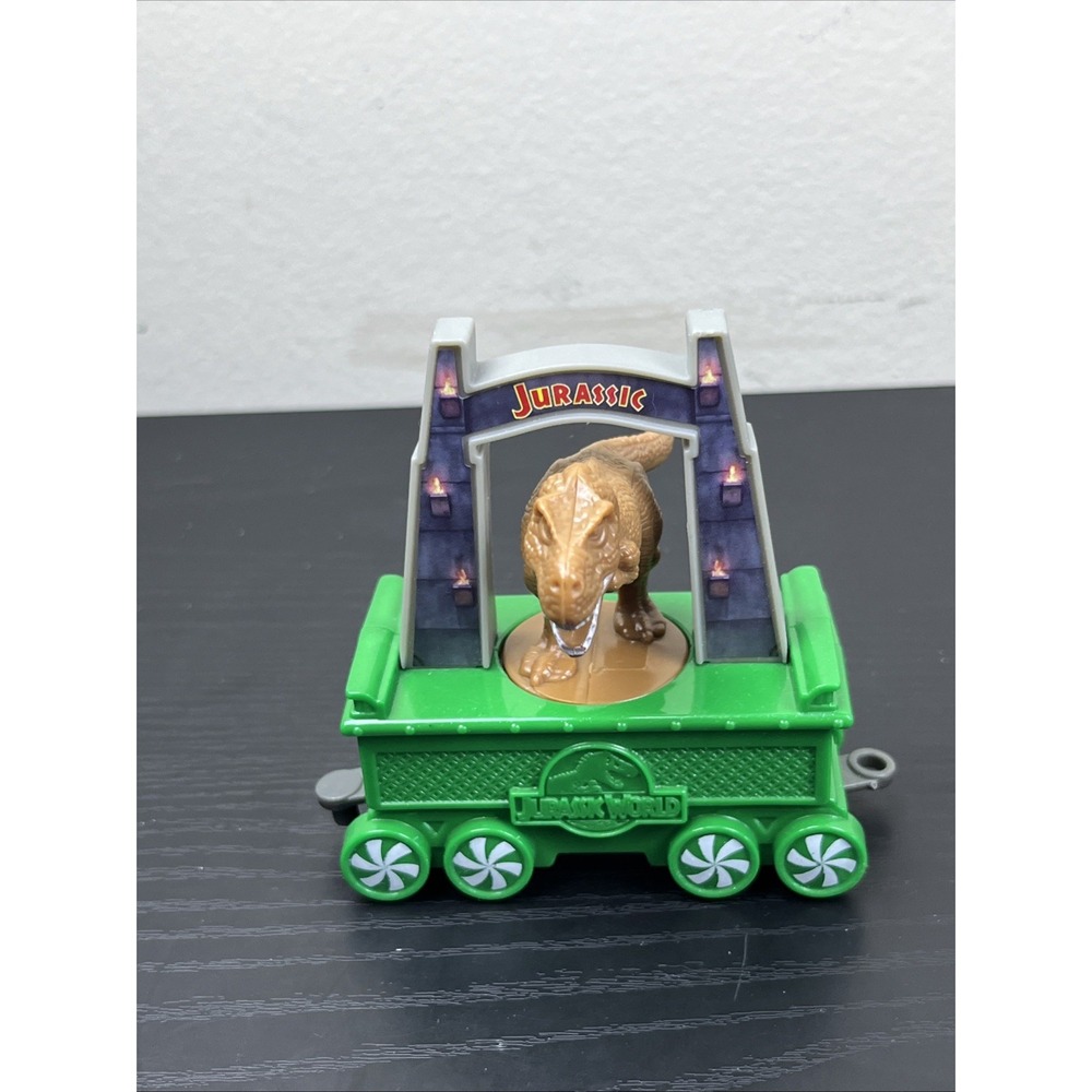 McDonald's 2017 Holiday Express Jurassic World T-Rex Train Car Happy Meal Toy #7